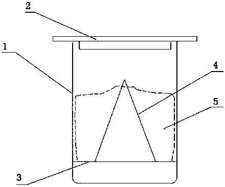 Reaction unit for reduction distillation of titanium sponge