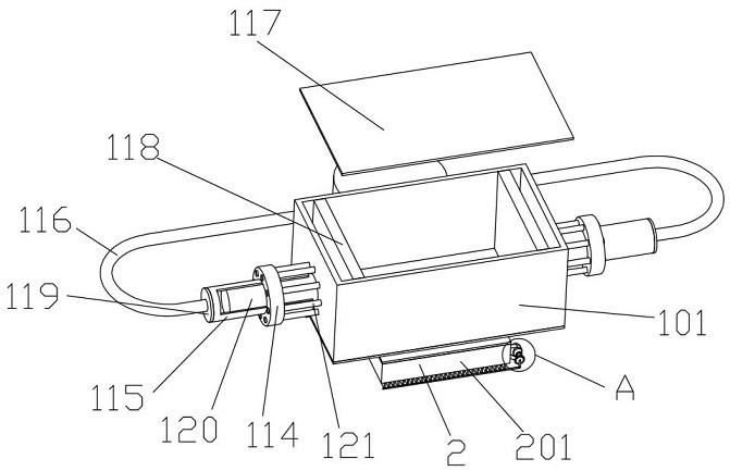 Aerial fire extinguishing equipment for unmanned aerial vehicle