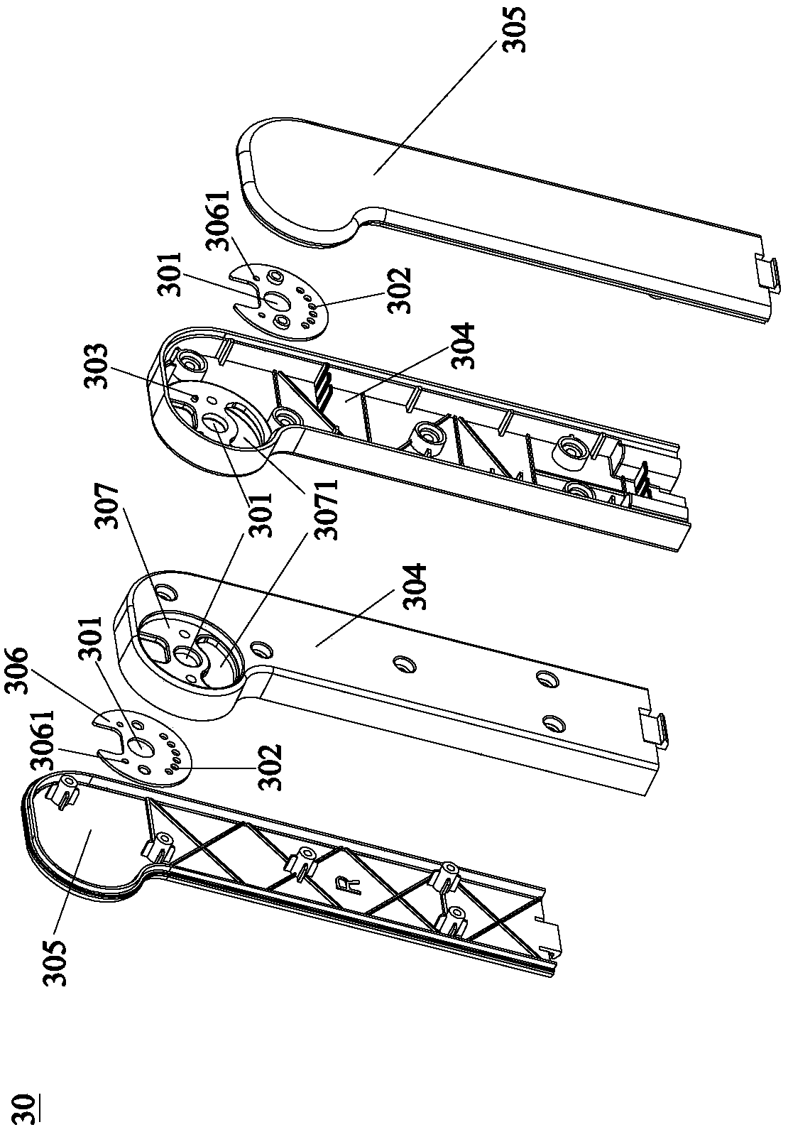 Convenient-to-assemble circulation fan capable of rotating up and down left and right