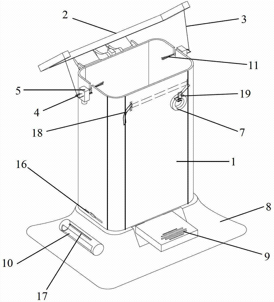 Trash can capable of packing automatically