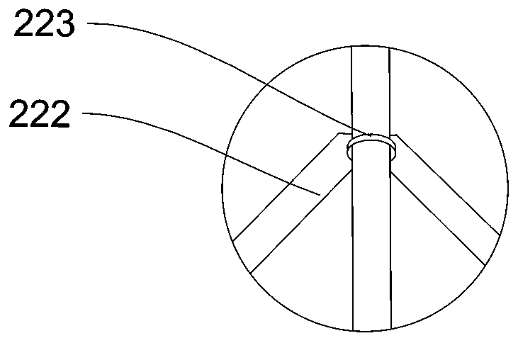 Stirring device capable of performing automatic discharging