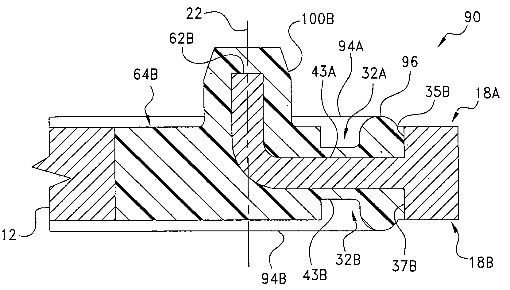 Retainer gasket construction