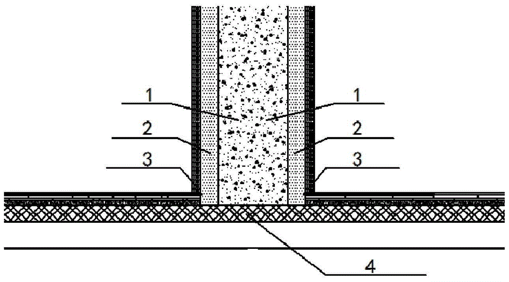 lng storage tank with support columns