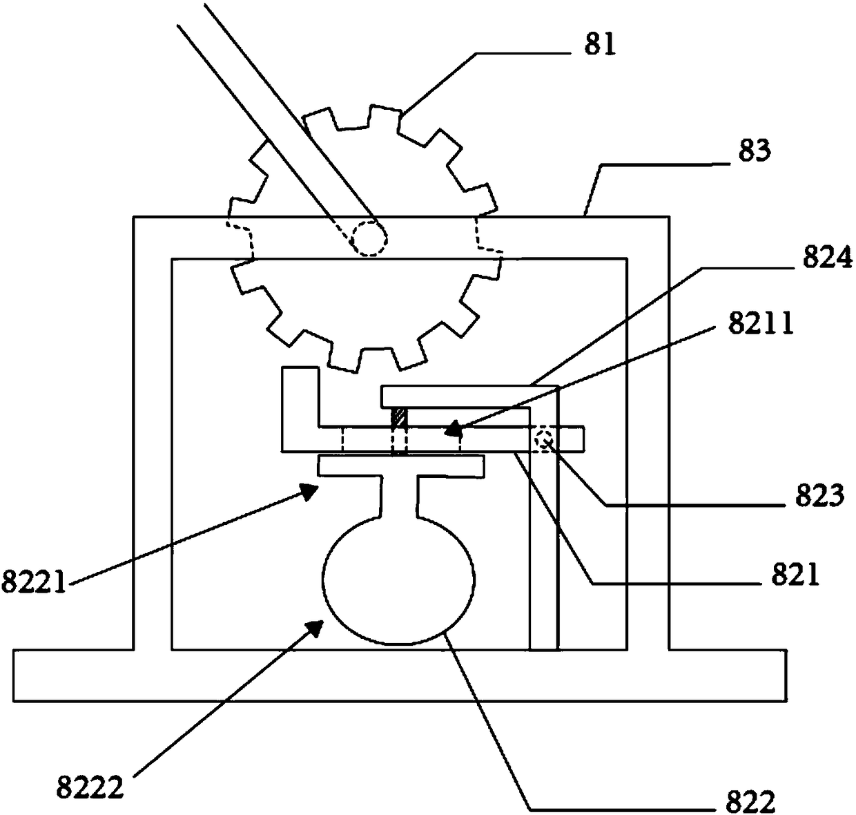 Tree support capable of adjusting compound pendulum height