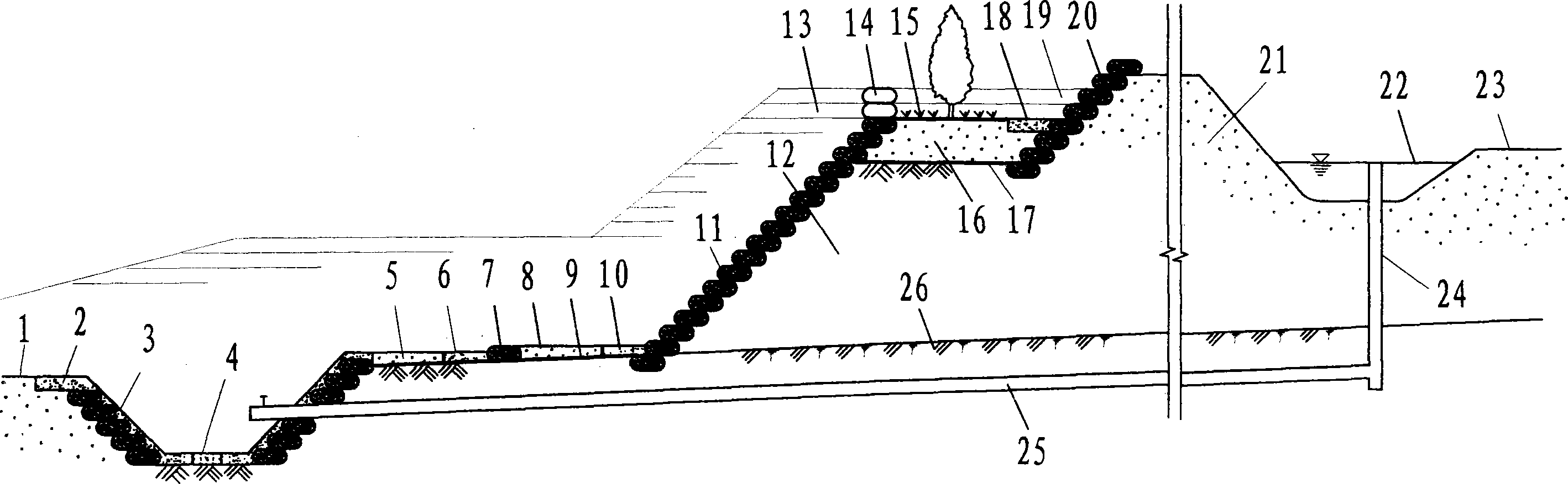 Watershed weir series treating soil erosion and constructing method thereof