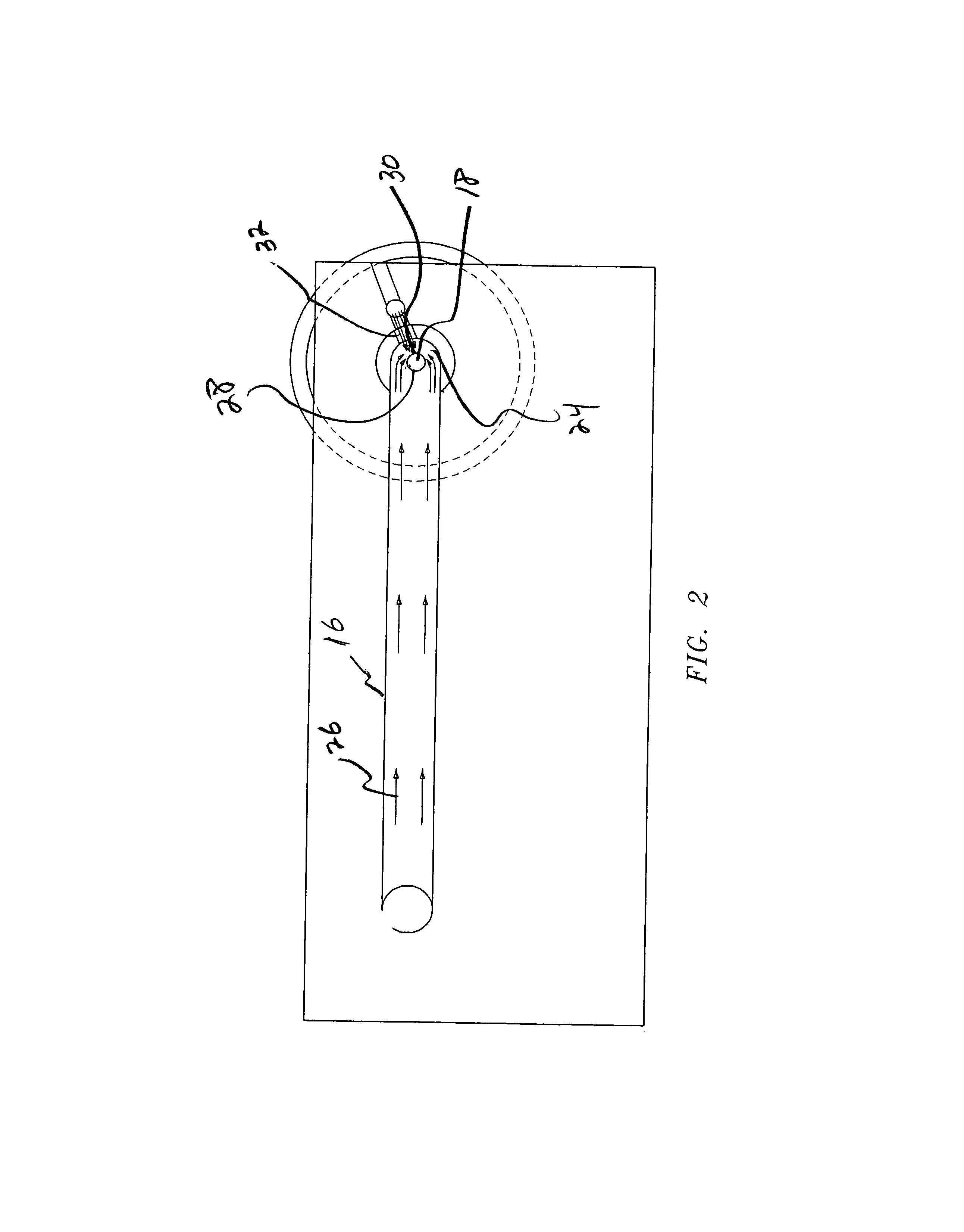 Hollow plastic article including a view stripe