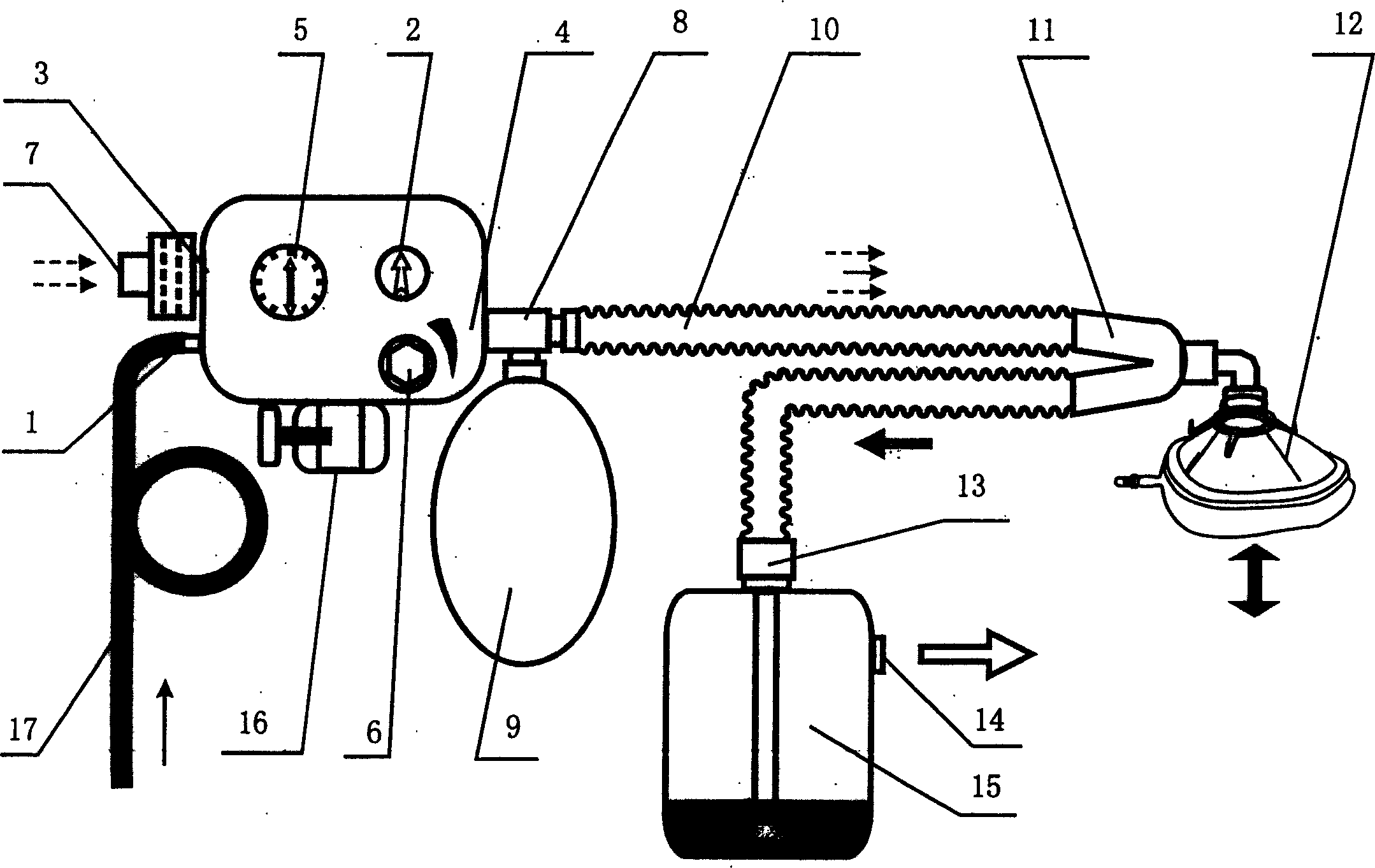 Infection resistant jet flow continuous air flue positive pressure respiration equipment and process for making the same