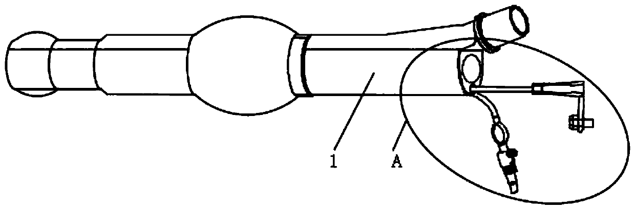 Laryngeal mask cannula for gastroscopy