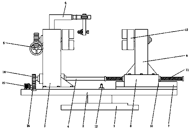 Special workbench for quick mounting of pump