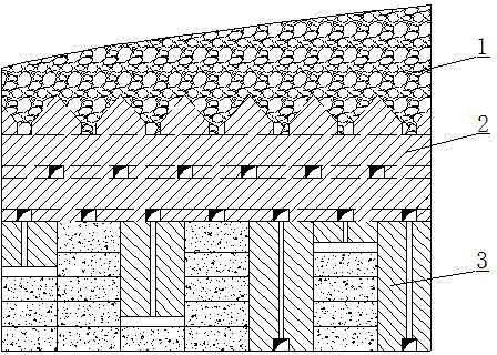 Method for transition from non-pillar sublevel caving method to upward horizontal cut-and-fill method