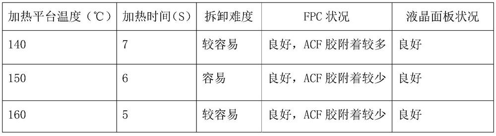 FPC reworking jig and FPC reworking method