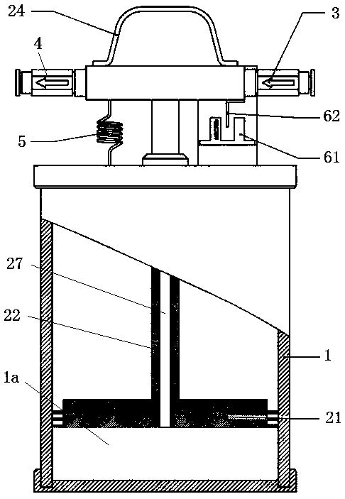 Sealed feed device for detecting acidity of sulfur hexafluoride gas