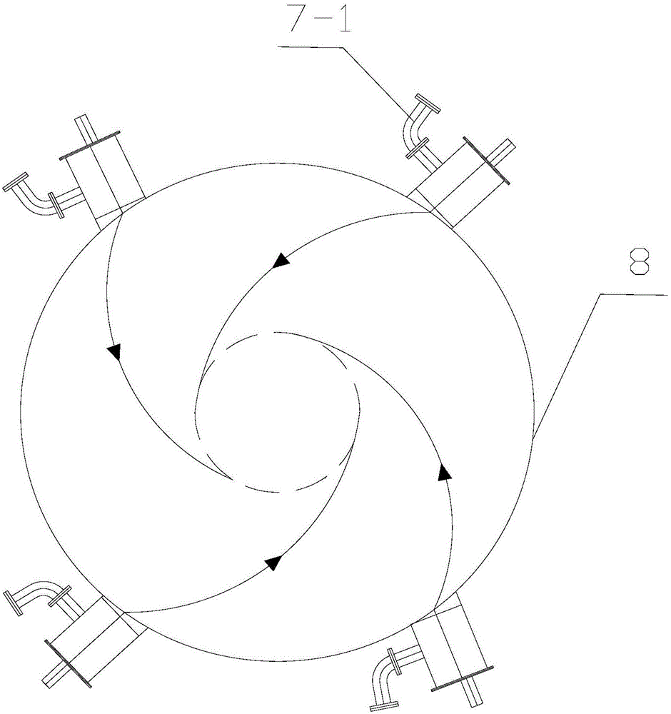 Online cyclic regeneration organic waste gas treatment method and device