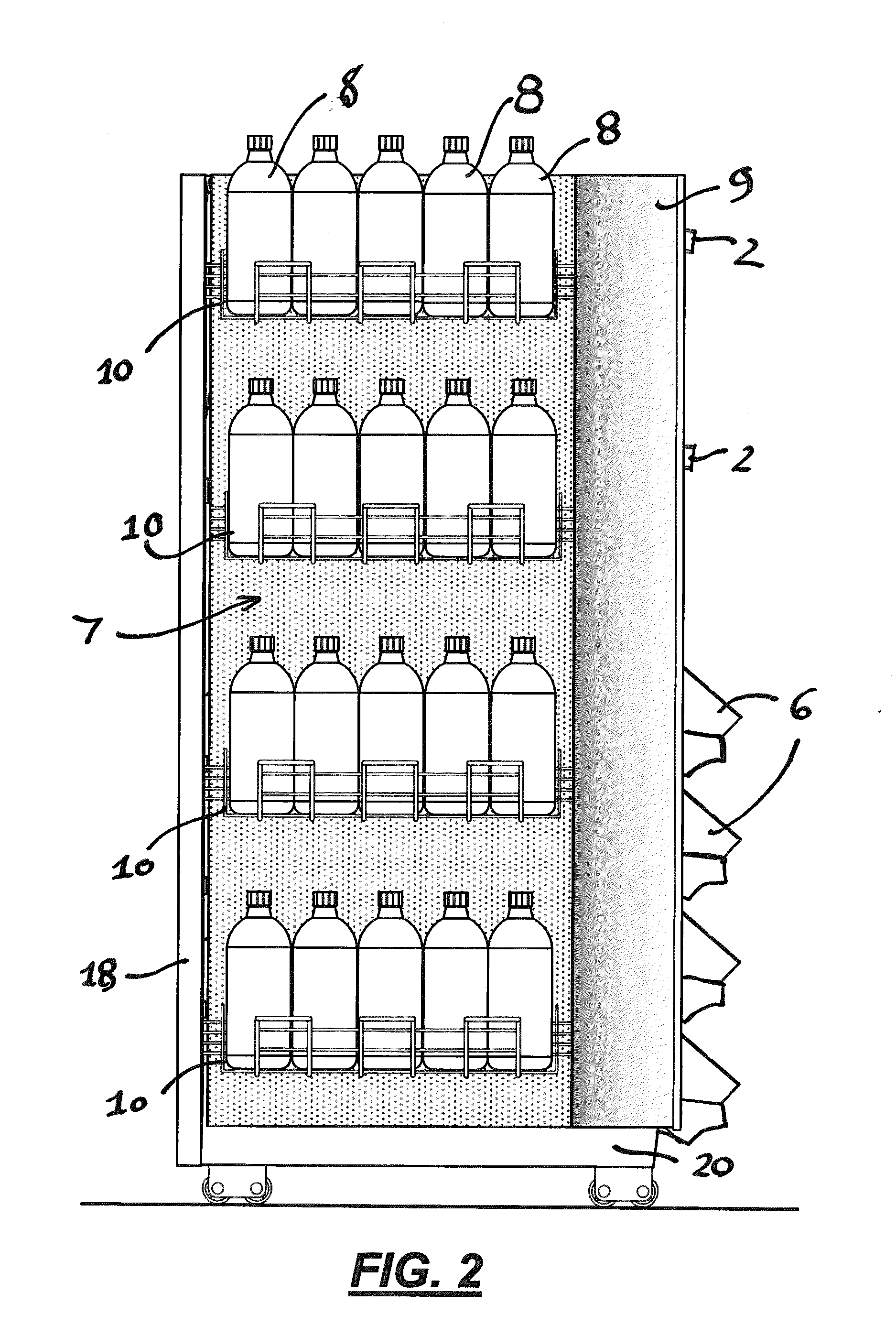 Display end unit structure