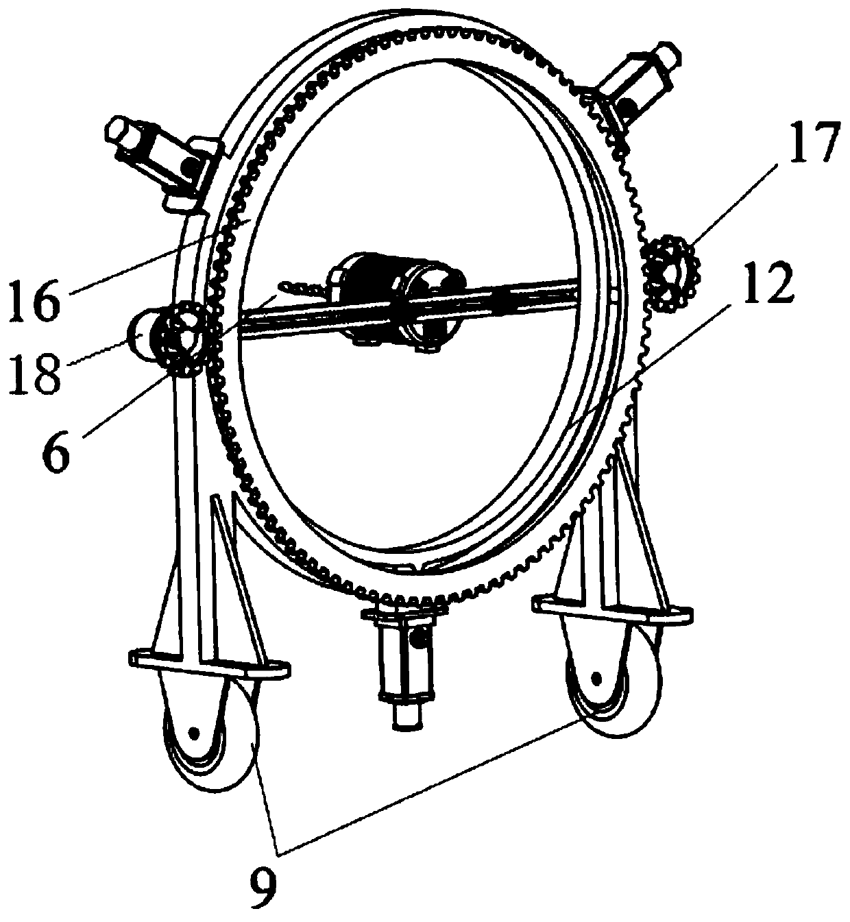 A miniature full-face drilling arrangement device for model testing and its application