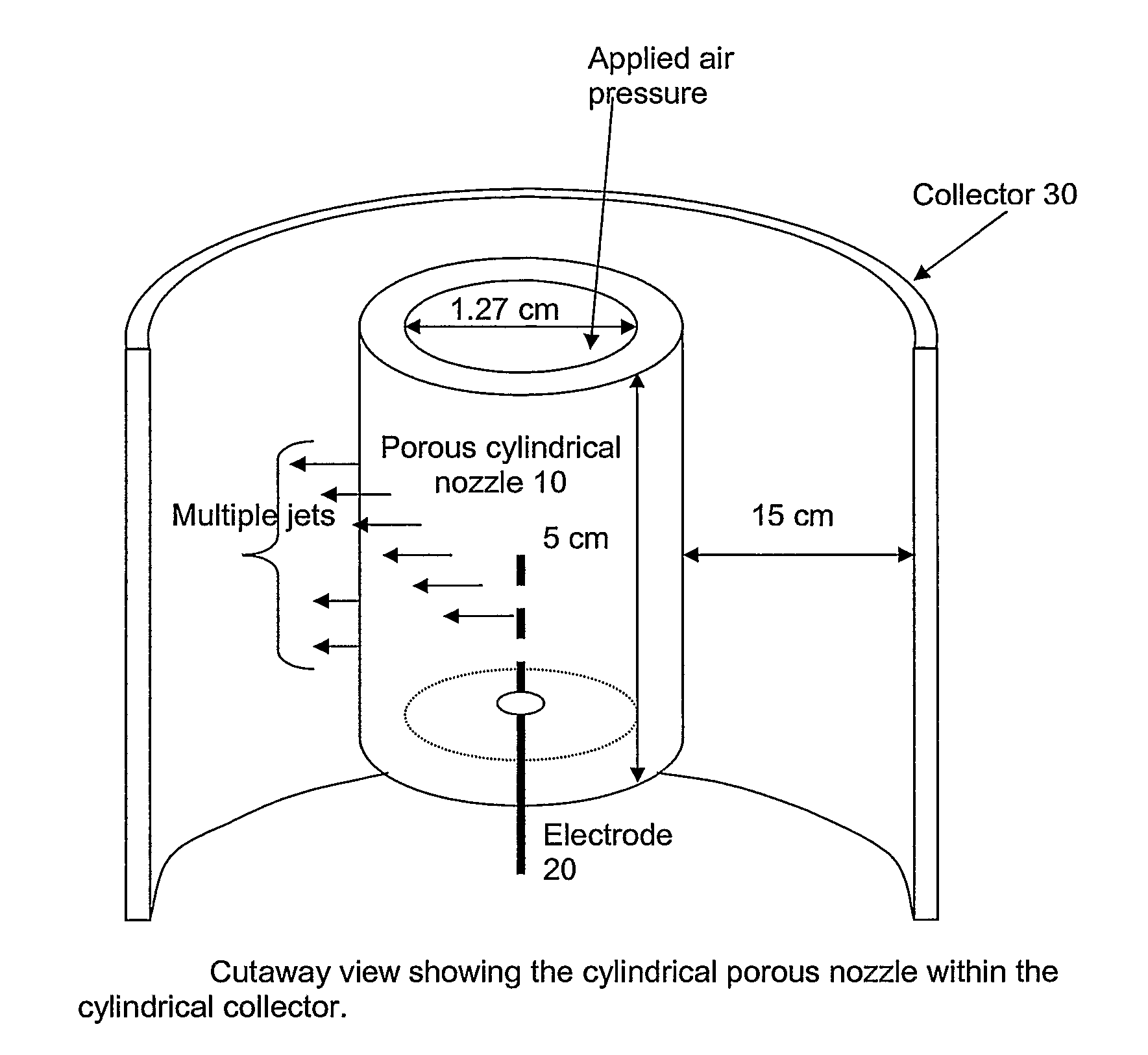 Method and device for producing electrospun fibers