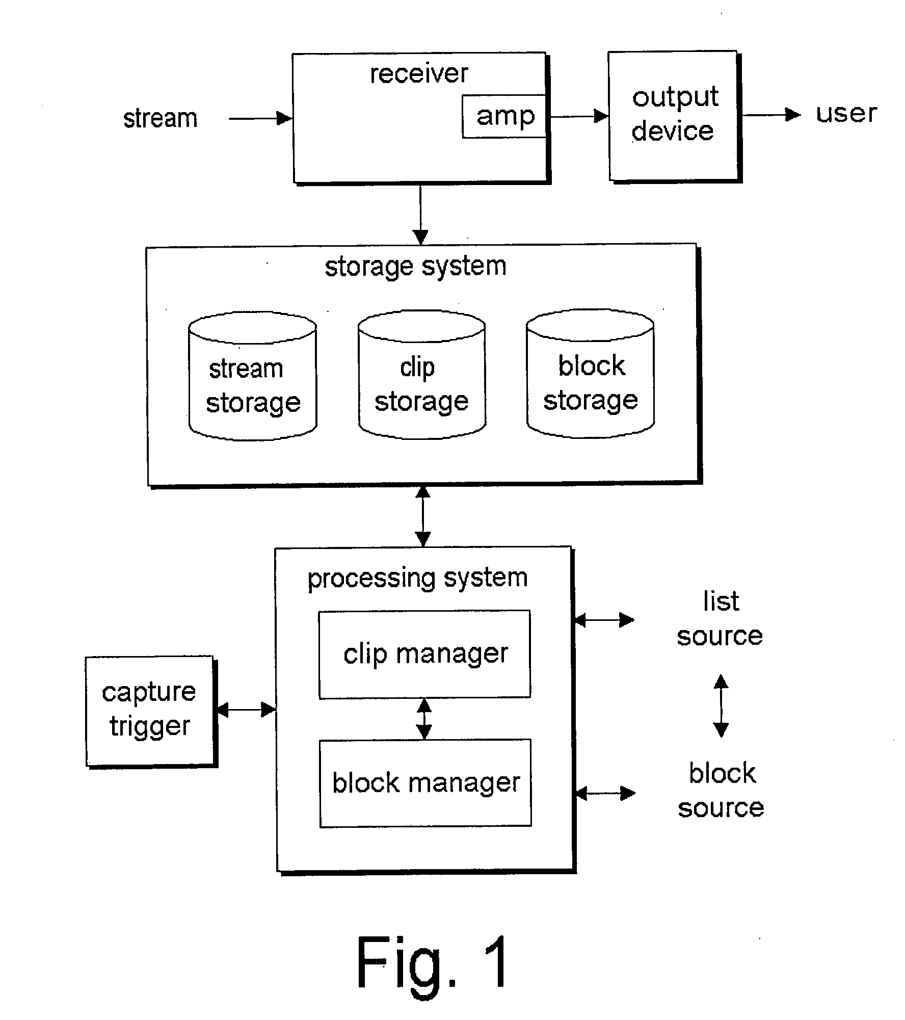 Future capture of block matching clip