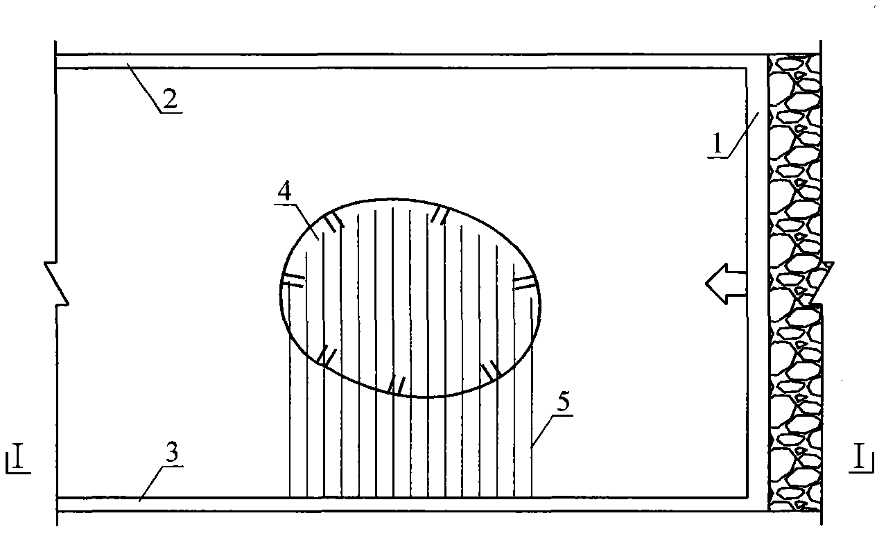 Method for chemically softening rock to allow fully mechanized coal face to pass collapsed column