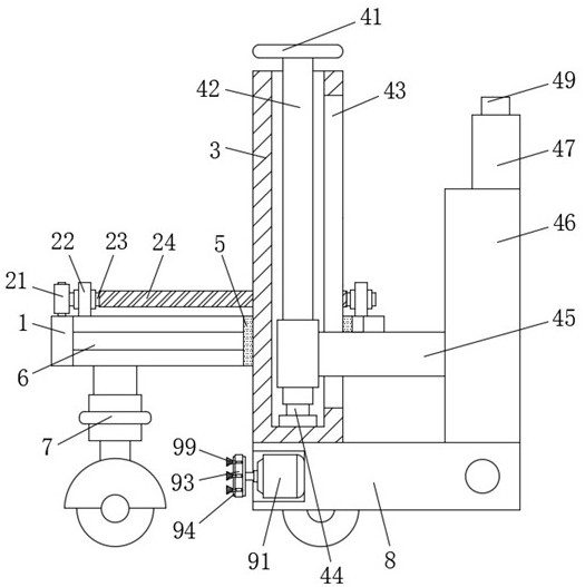 Verticality detection device for constructional engineering construction