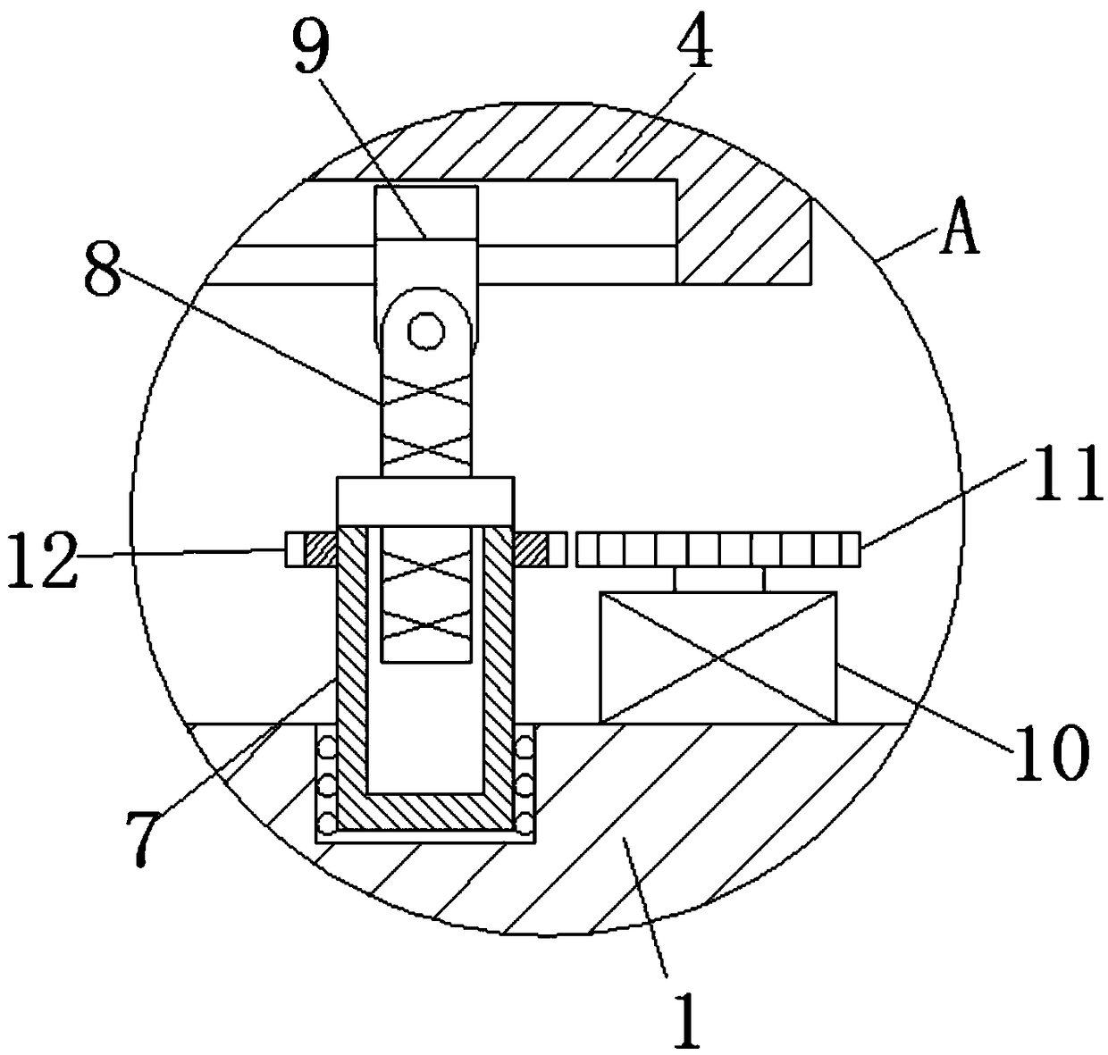 Cardiogram paper stacking device