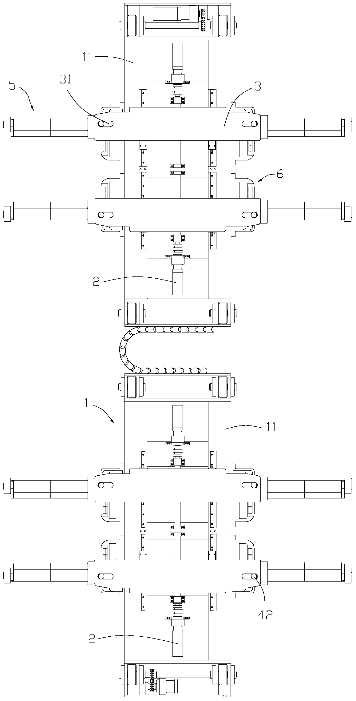 Dynamic rotary type intelligent carrier