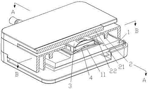 A micro card swiping device