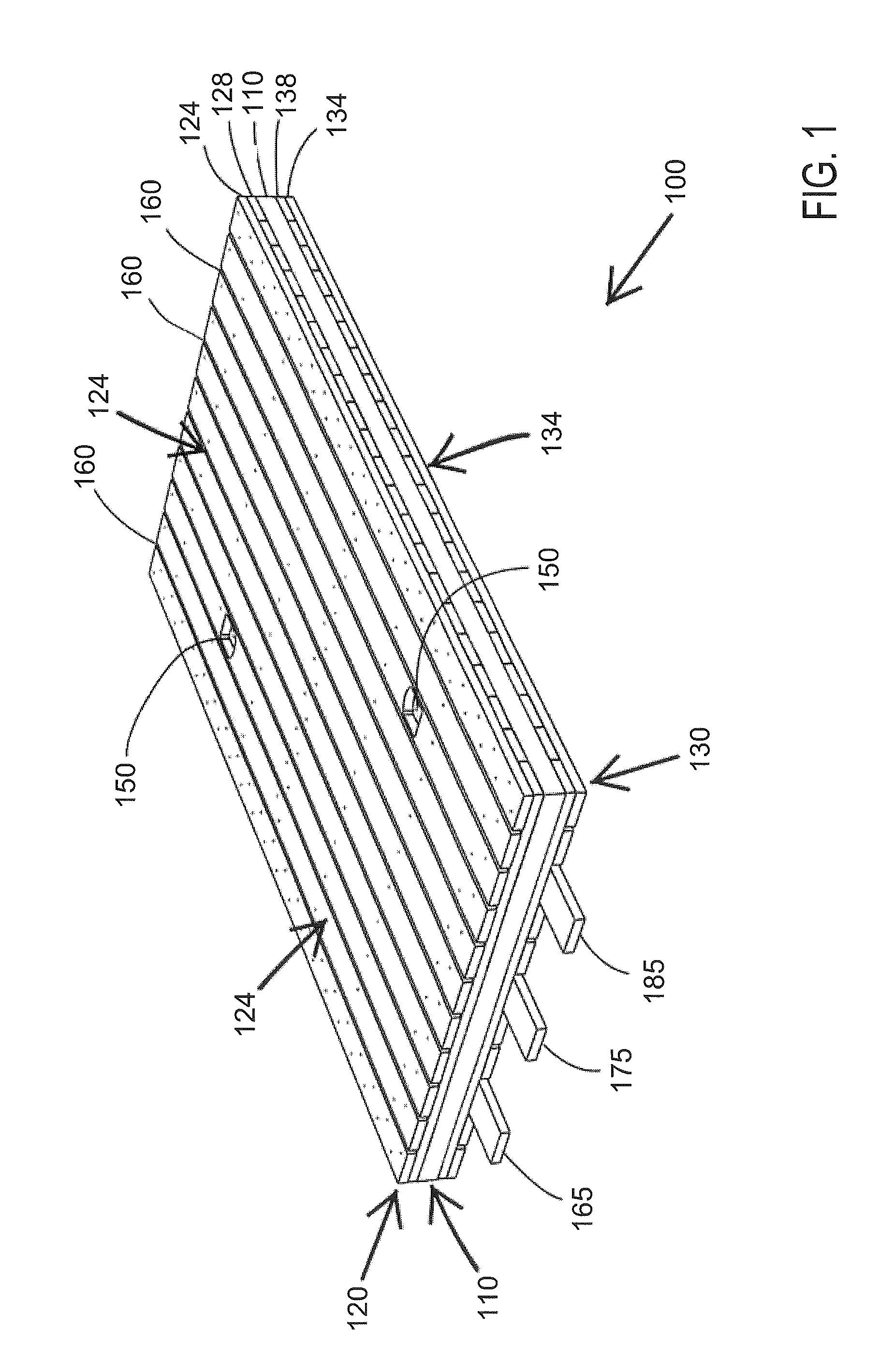 Industrial mat with molded core and outer abuse surfaces