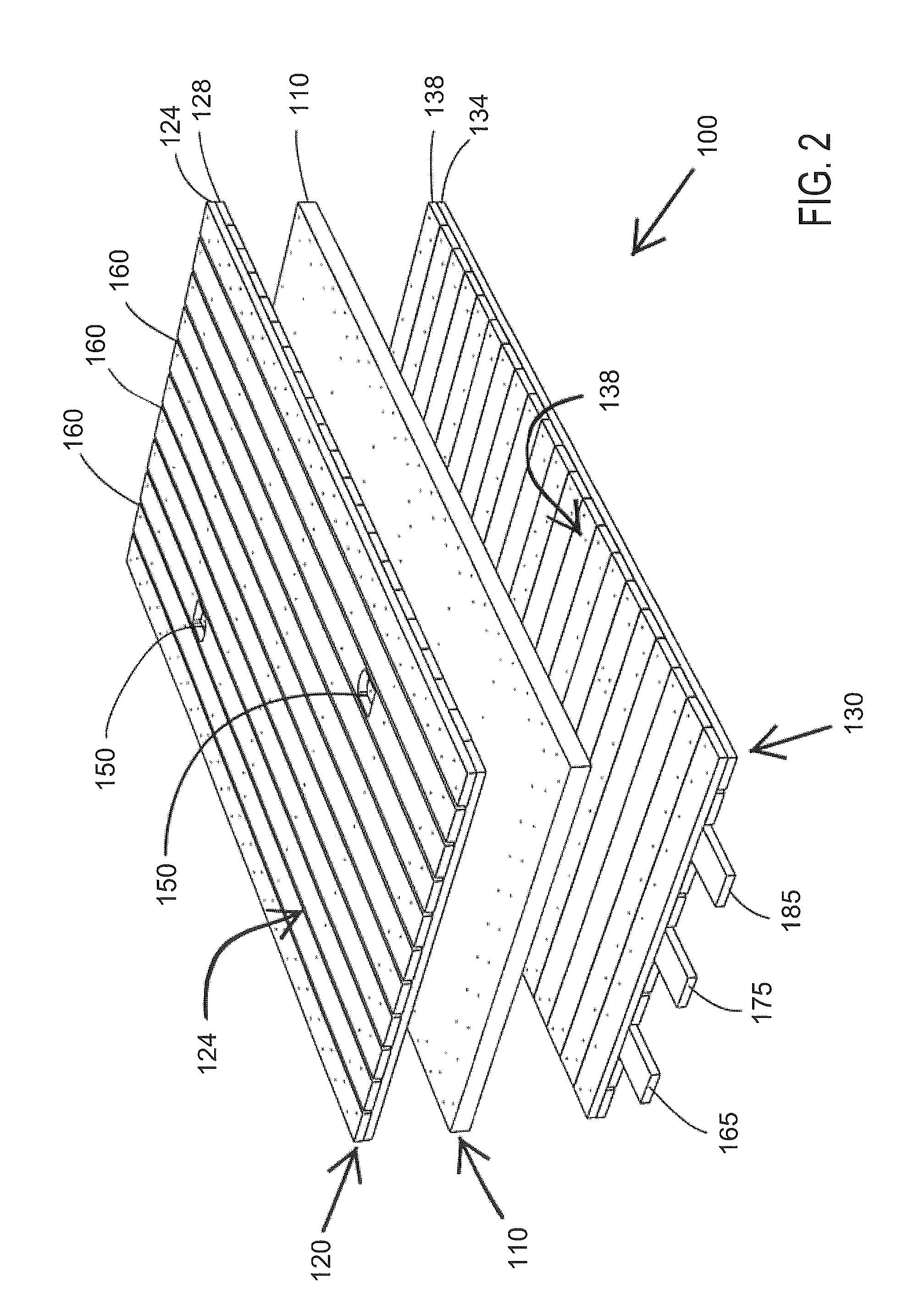 Industrial mat with molded core and outer abuse surfaces