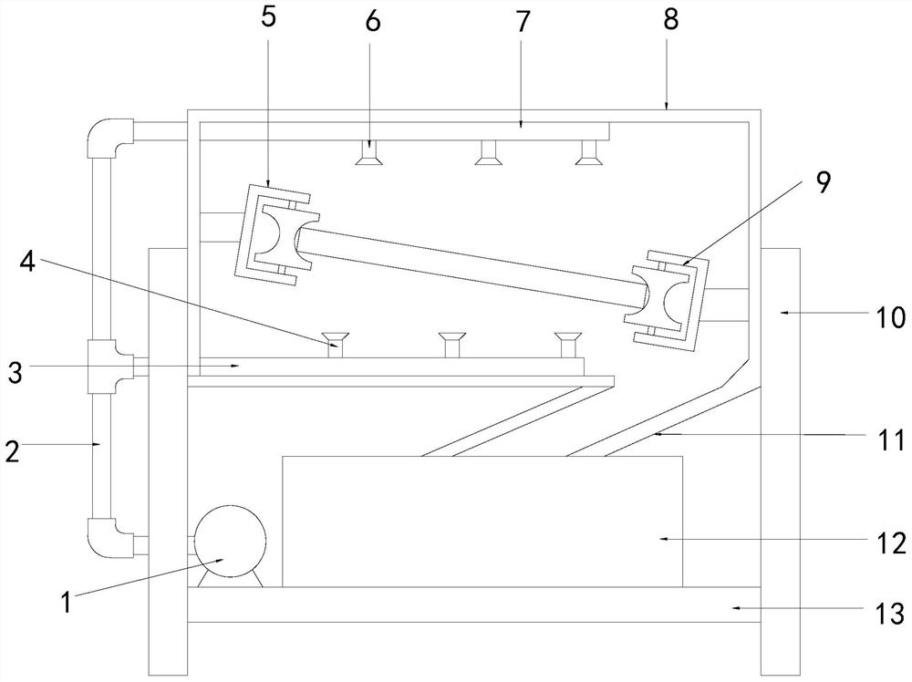 Water cooling equipment for clean production of copper alloy