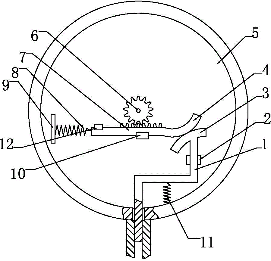 Simple pressure gauge