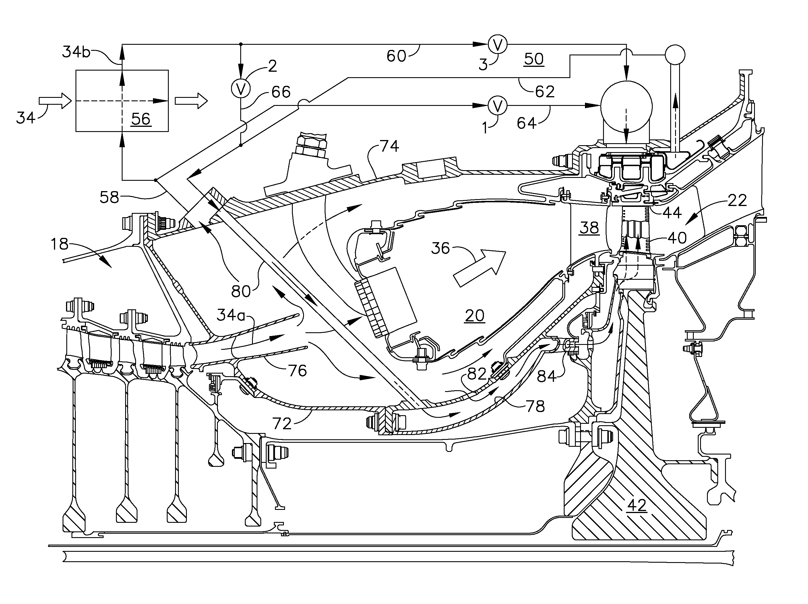 Compound clearance control engine