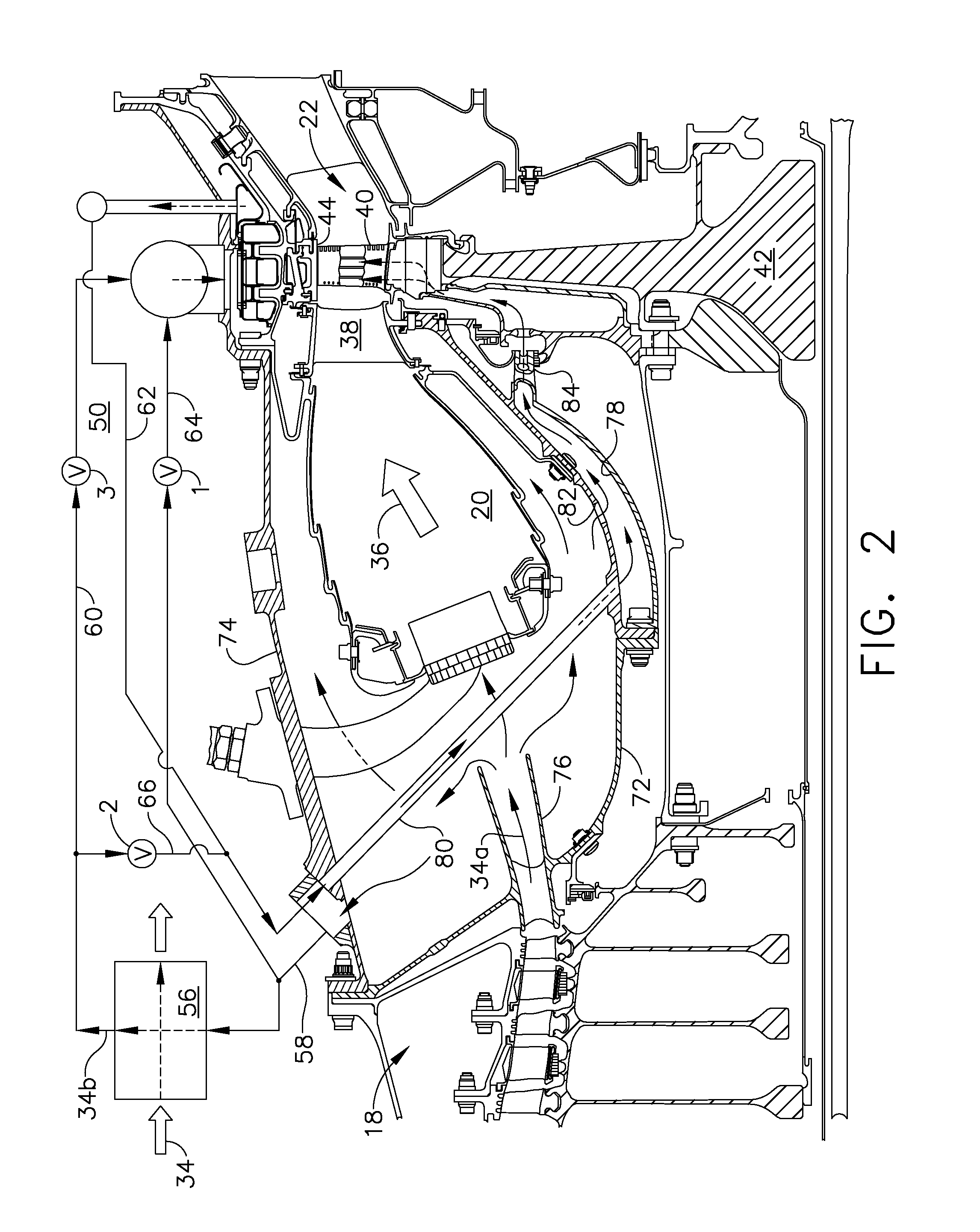 Compound clearance control engine