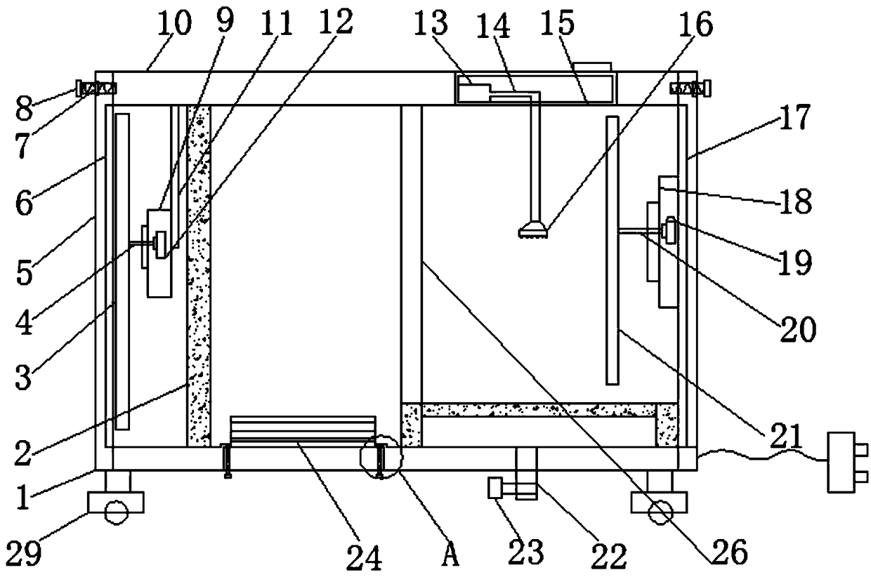 Indoor air purifying device for residential use