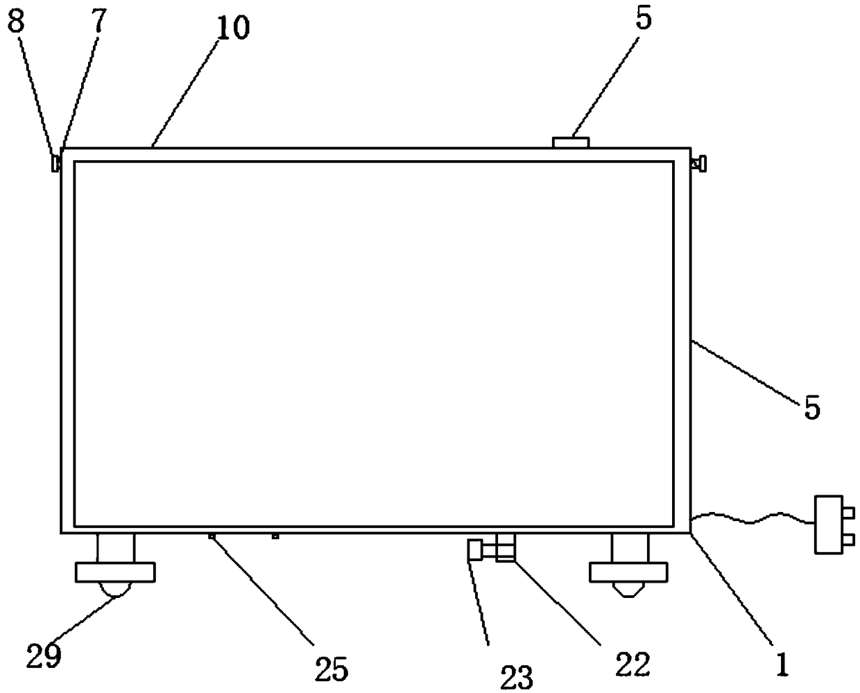 Indoor air purifying device for residential use