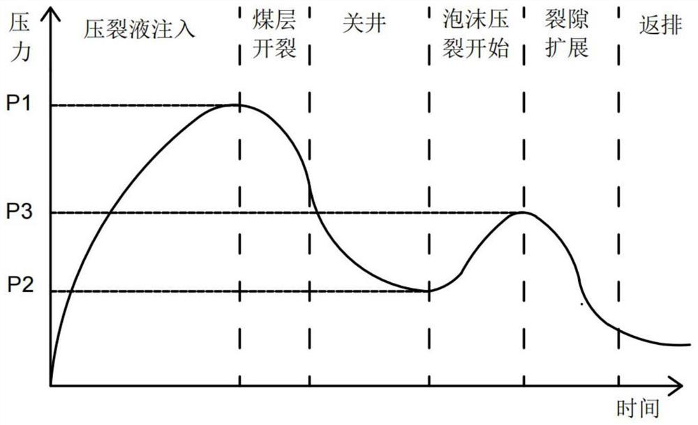 Carbon dioxide ultrasonic oscillation foaming device and graded fracturing strengthening method thereof