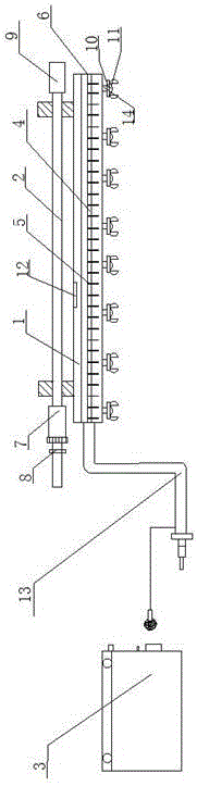 Ionic wind rod capable of removing static electricity