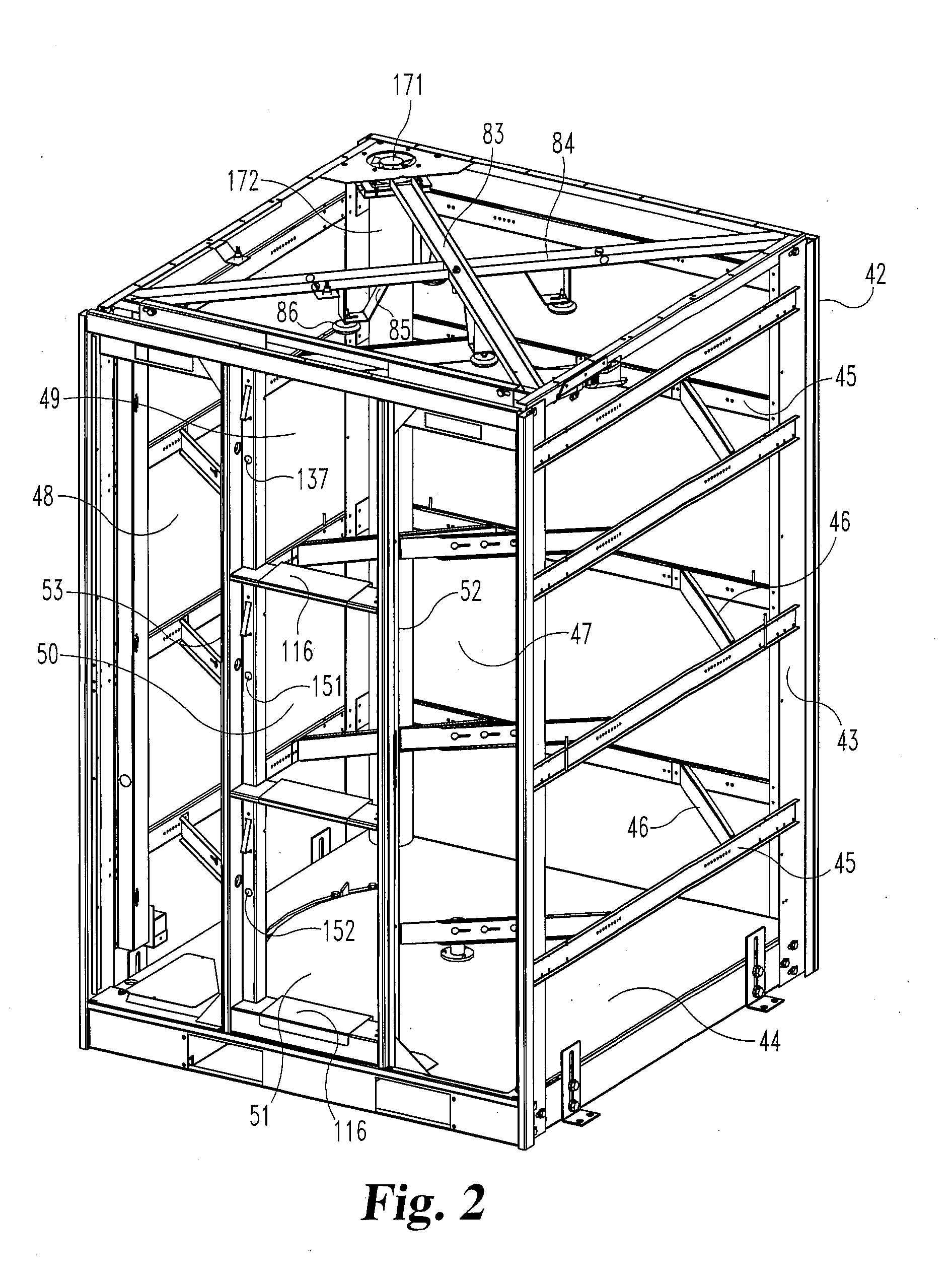 Self-serve kiosk with rotatable container carousel