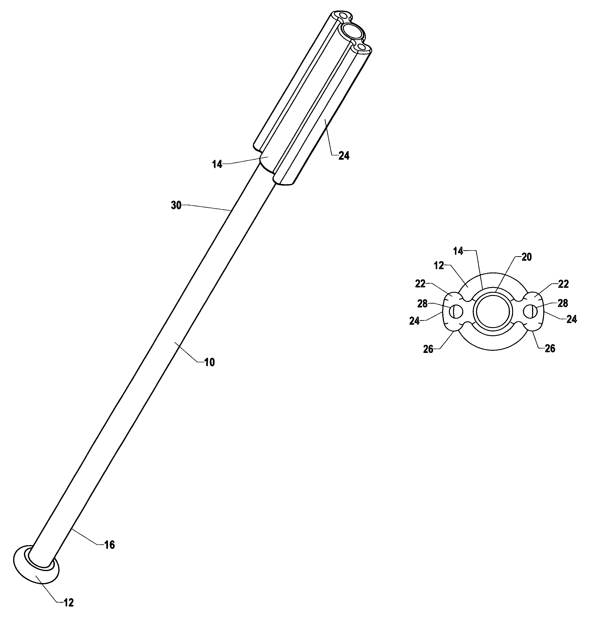 Baseball training bat