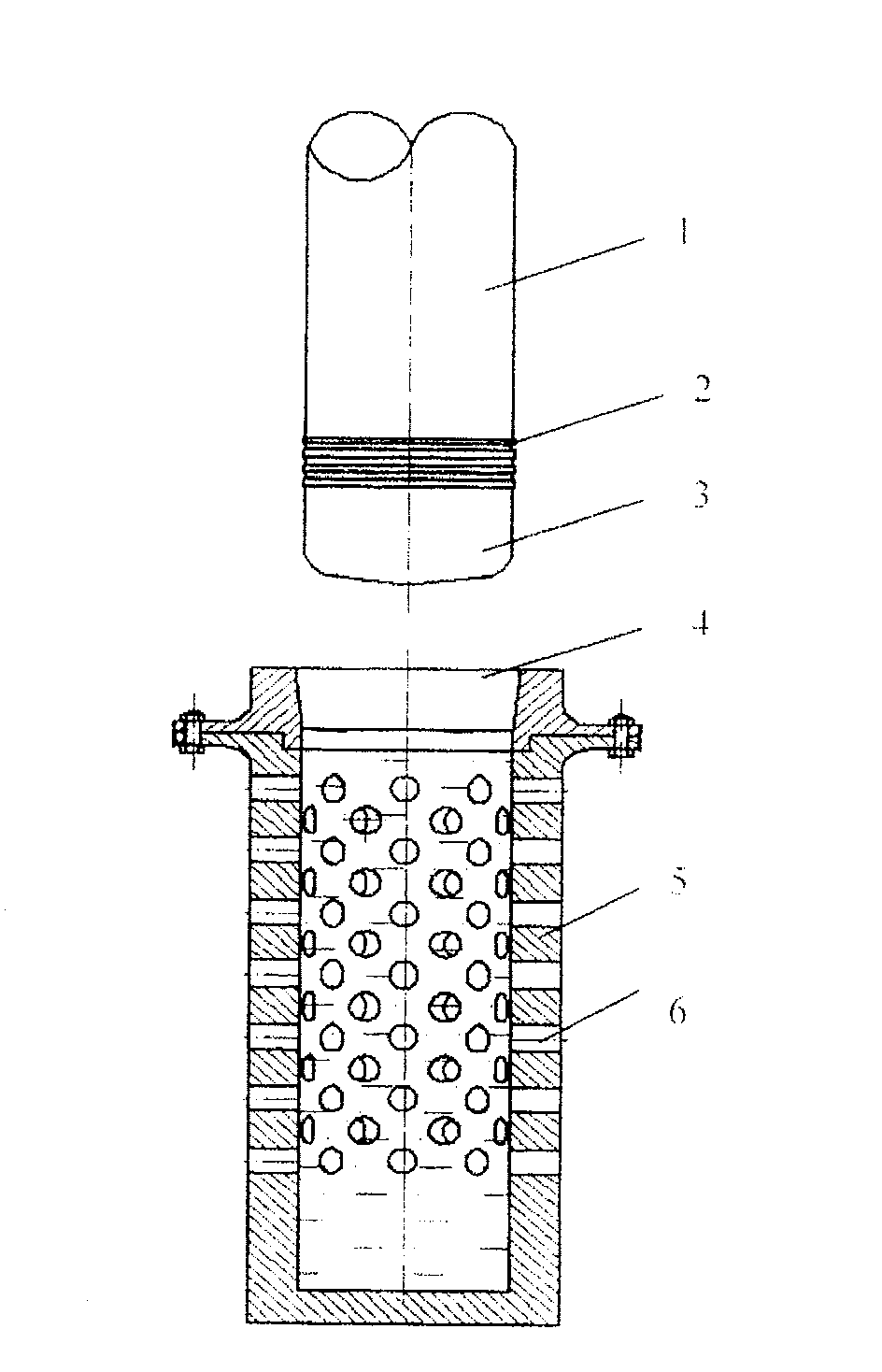 Hydraulic damping energy-absorbing device