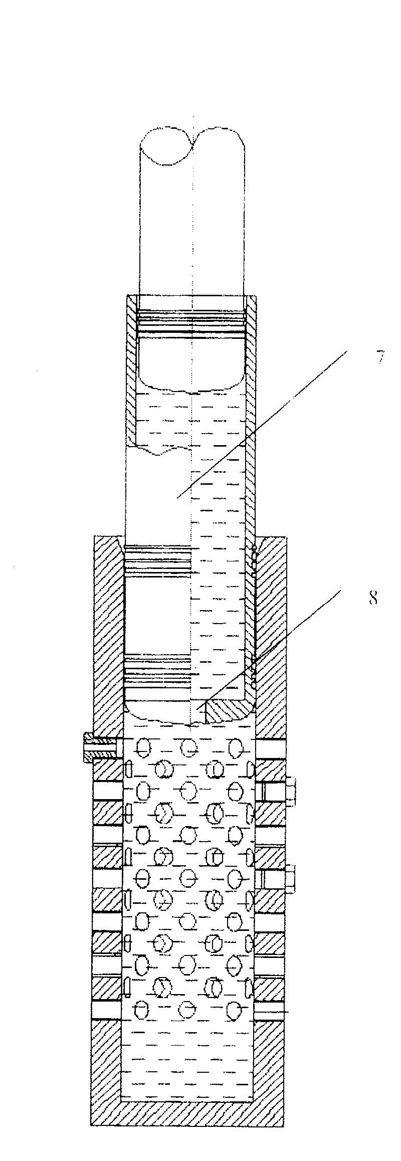 Hydraulic damping energy-absorbing device