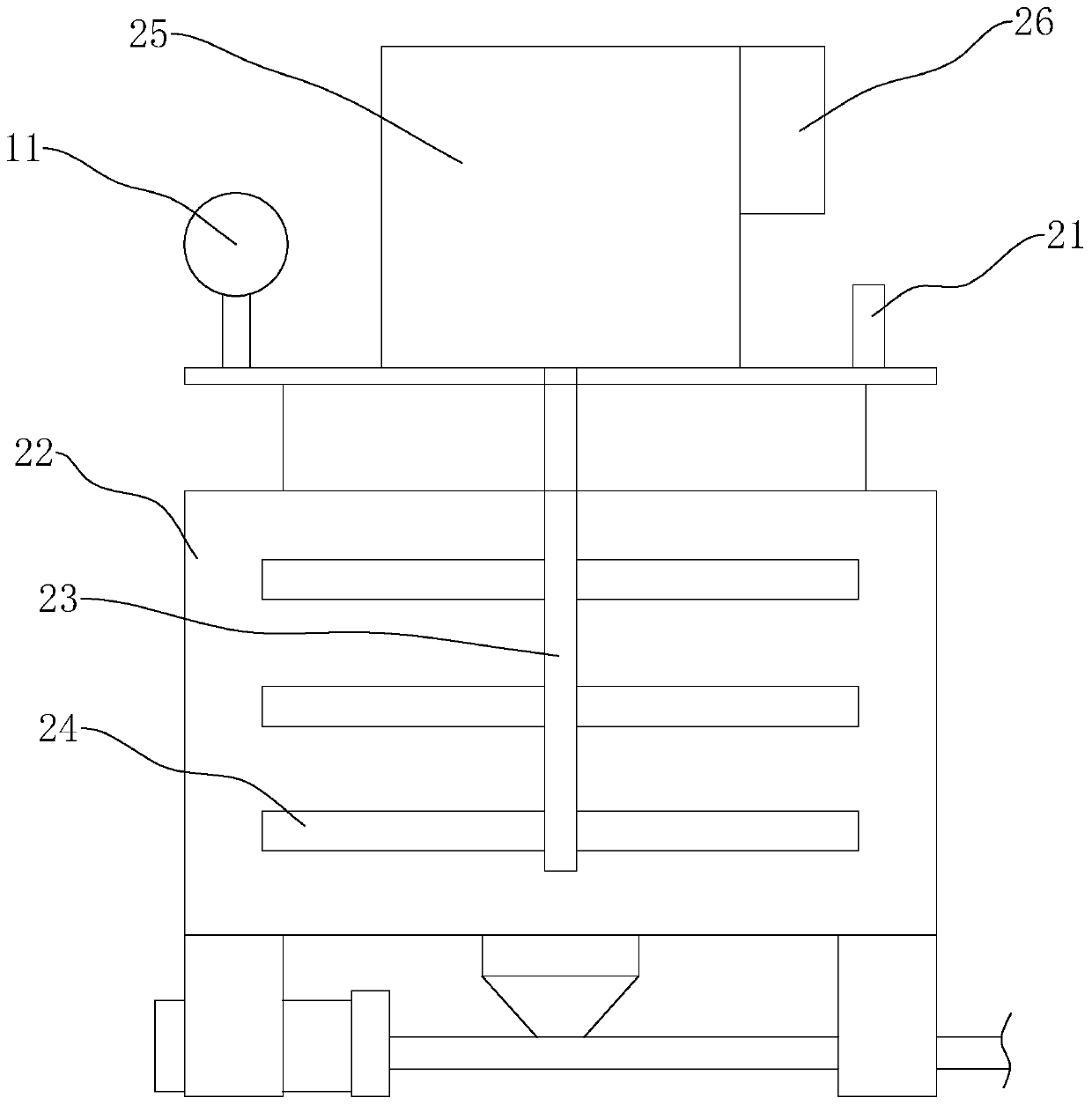 Homogeneous inflation whipping machine