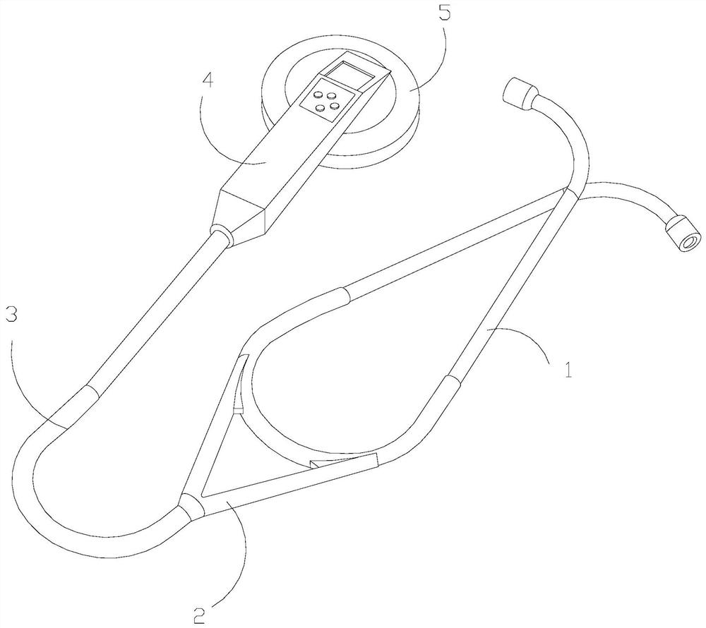 Wearable sound detector based on piezoelectric film