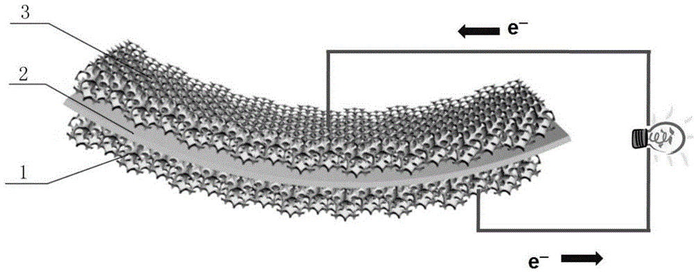 A kind of fast charging flexible lithium ion battery and preparation method of electrode thereof