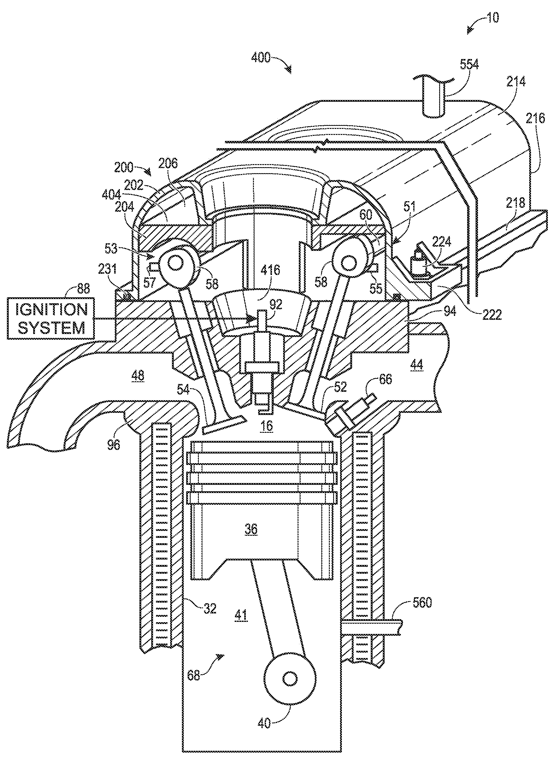 Structural oil baffle for engine covers