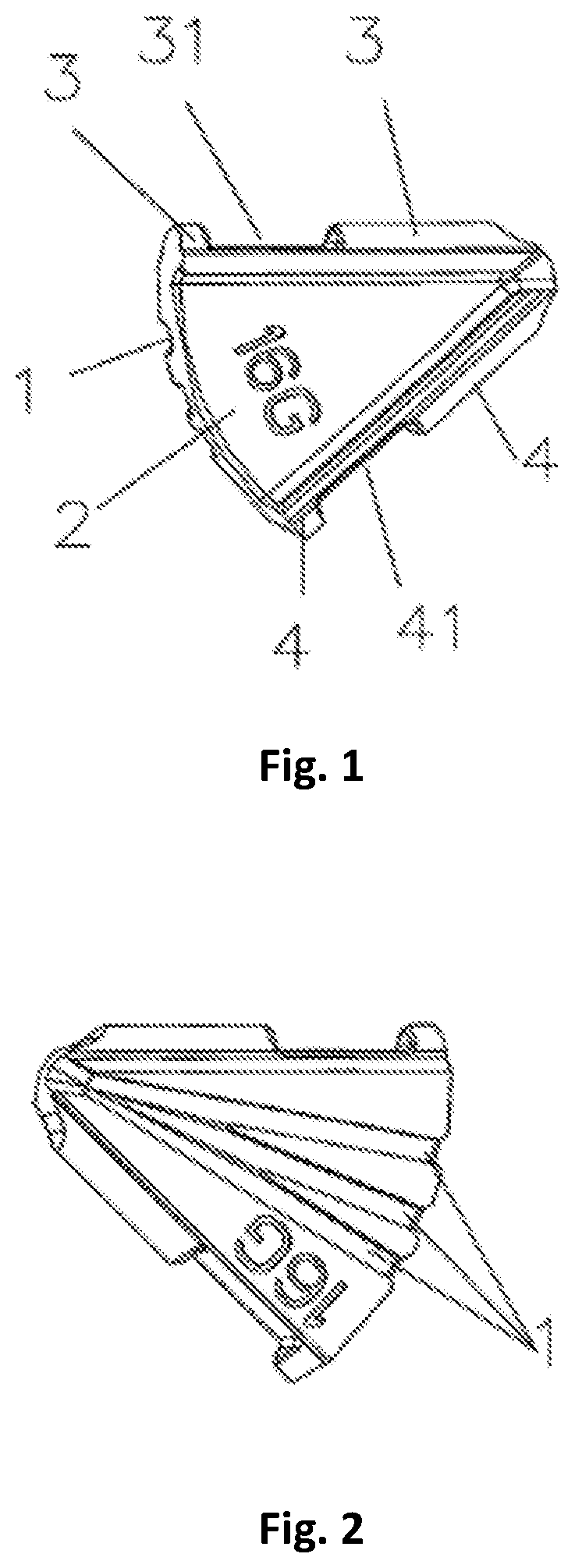 Double-sided needle groove, frame body and puncture frame