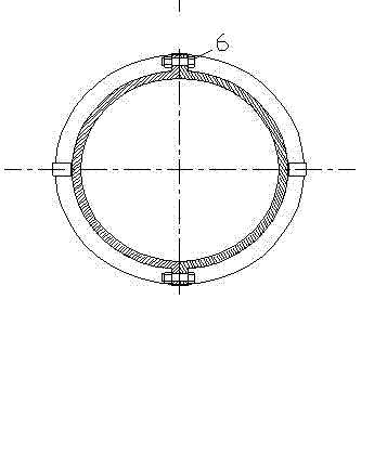 Pouring mold for process nozzle protective material and pouring method thereof