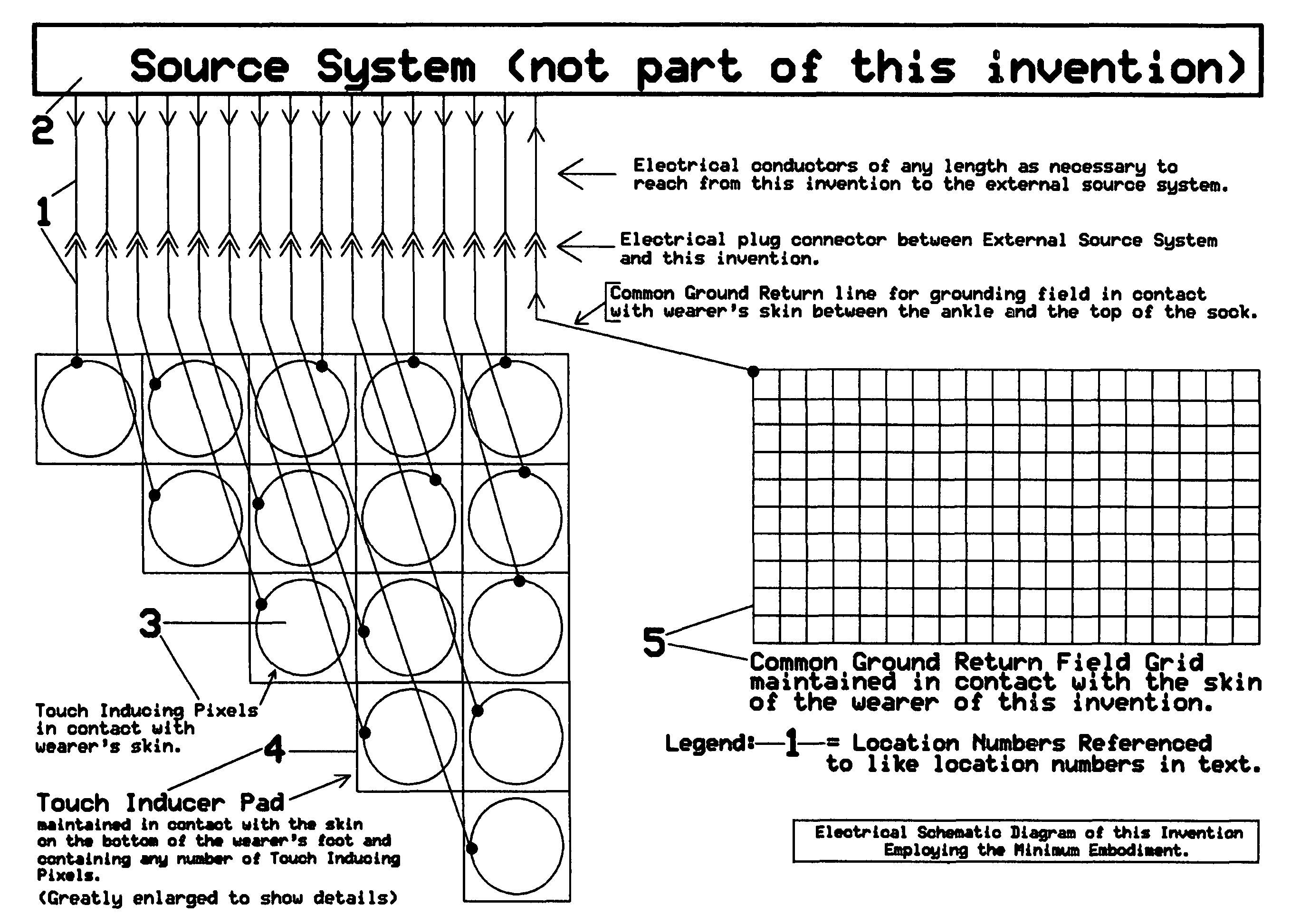 Apparatus that prepares and delivers intelligible information to the human brain by stimulating the sense of touch in intelligible patterns within an area of skin