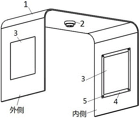 Beidou-positioning based on-board smoke induction broken-windows system