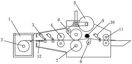 Precoating laminating machine for preventing curling