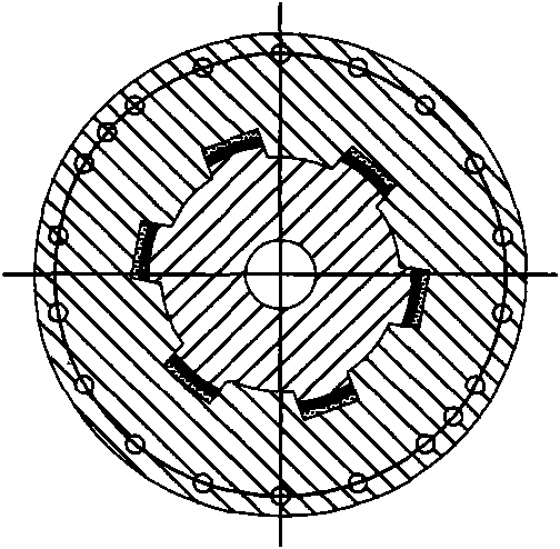 Single body large-diameter pneumatic down-the-hole hammer